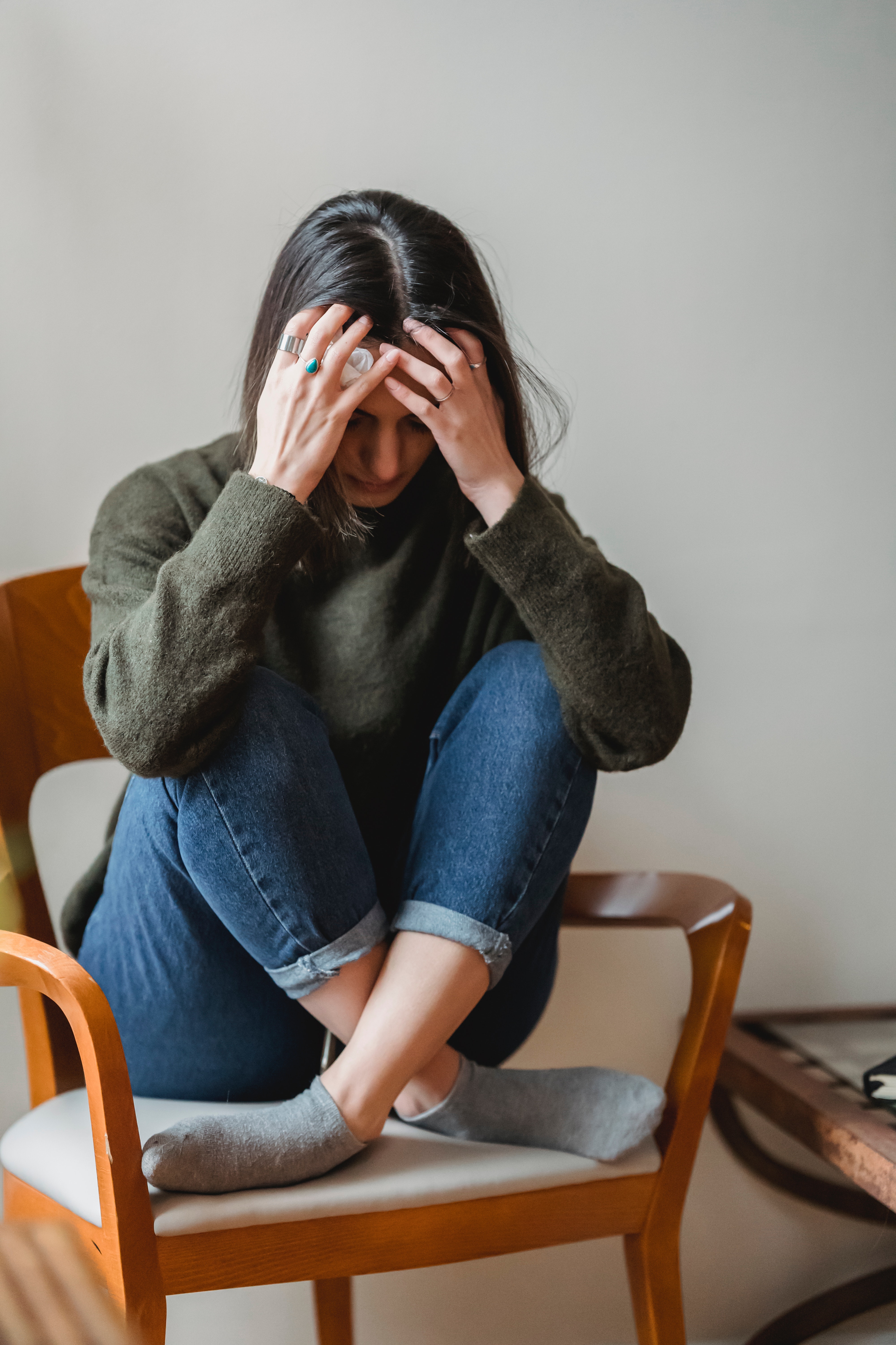 woman feeling sad