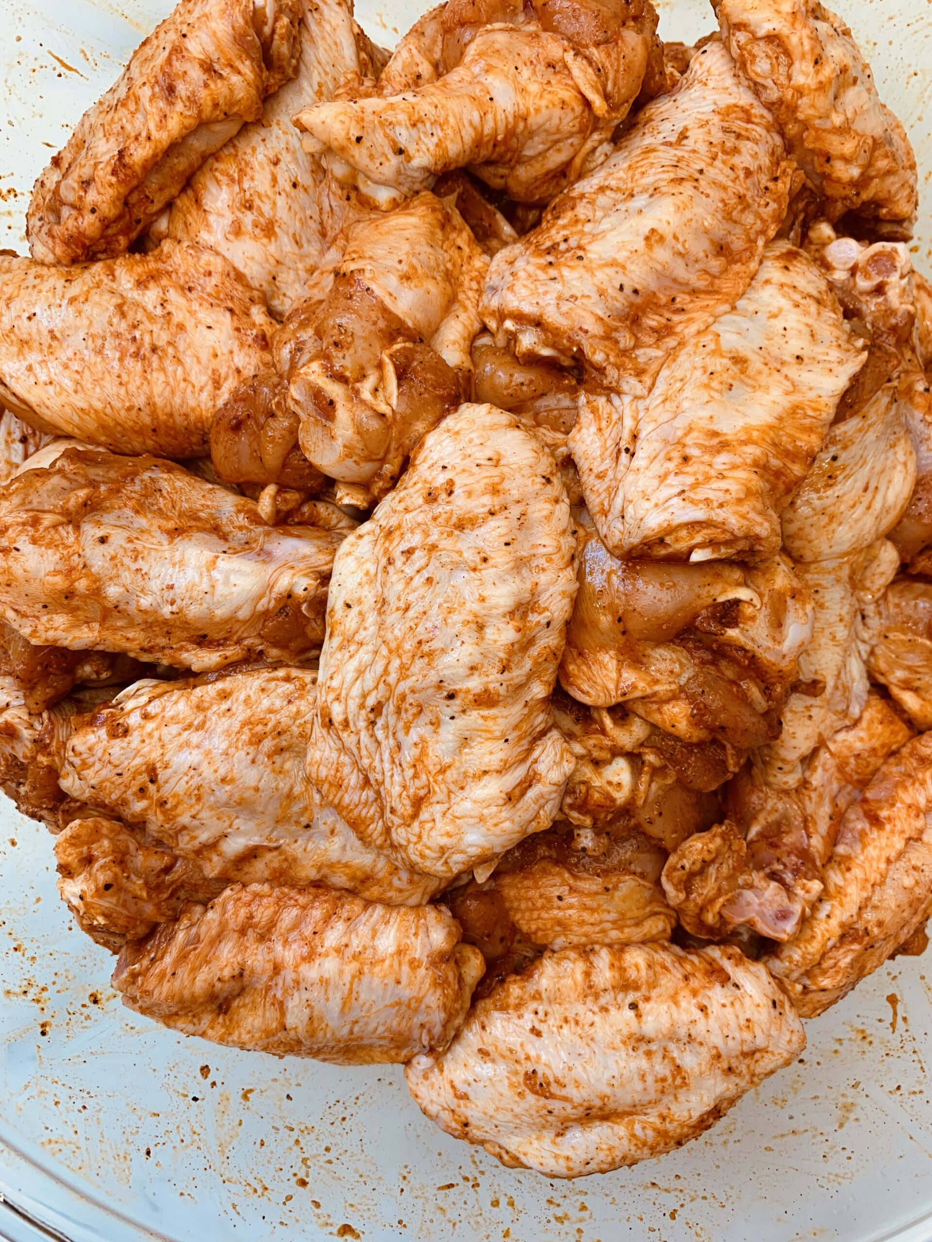 seasoned chicken wings