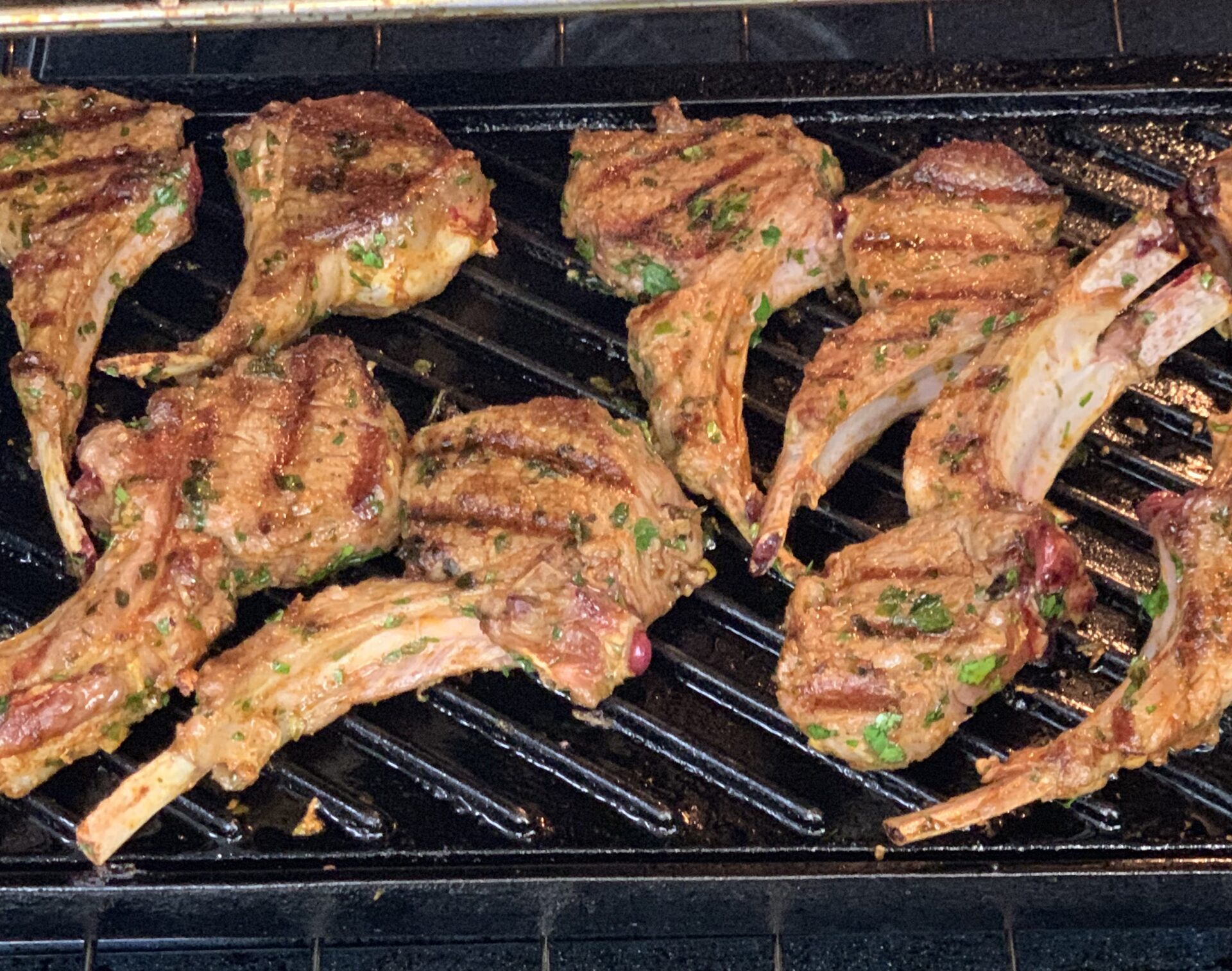 oven grilled lamb chops